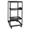 20U Open Frame Server Rack Adjustable Depth Network Cabinet With Casters Wall Mount Design 8