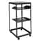 20U Open Frame Server Rack Adjustable Depth Network Cabinet With Casters Wall Mount Design 9
