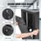 12U Wall Mount Server Cabinet With Locking Glass Door 155 Deep Network Rack Enclosure For IT AV Eq 2