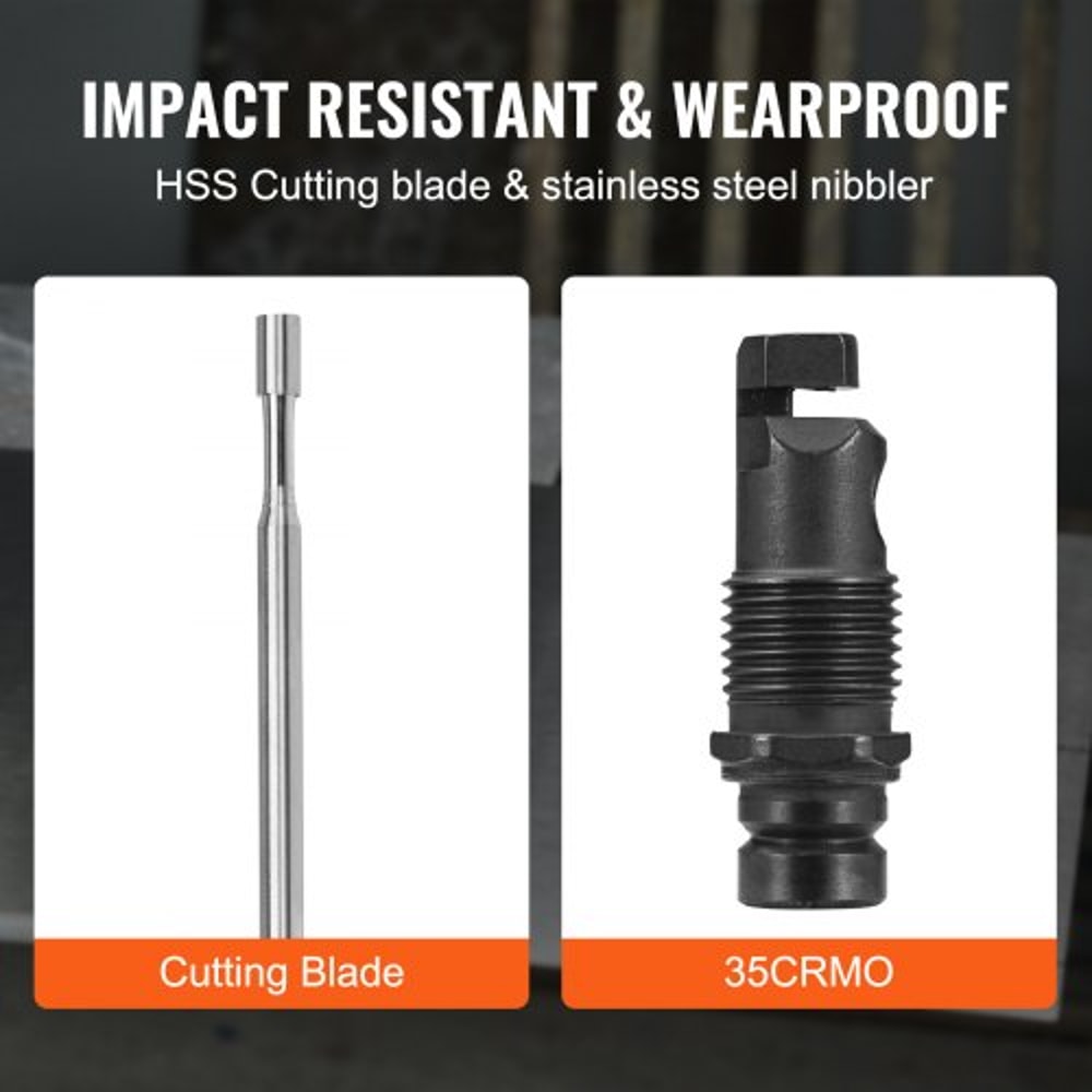 Double Head Sheet Metal Nibbler Cutter Drill Attachment For Precision Curves Circles Straight Cuts 5