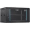 6U Wall Mount Network Cabinet With Locking Glass Door 155 Deep Server Rack Cabinet 0