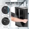 6U Wall Mount Network Cabinet With Locking Glass Door 155 Deep Server Rack Cabinet 4