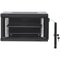 6U Wall Mount Network Cabinet With Locking Glass Door 155 Deep Server Rack Cabinet 9