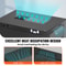 12U Wall Mount Server Cabinet With Locking Glass Door 155 Deep Network Rack Enclosure 2
