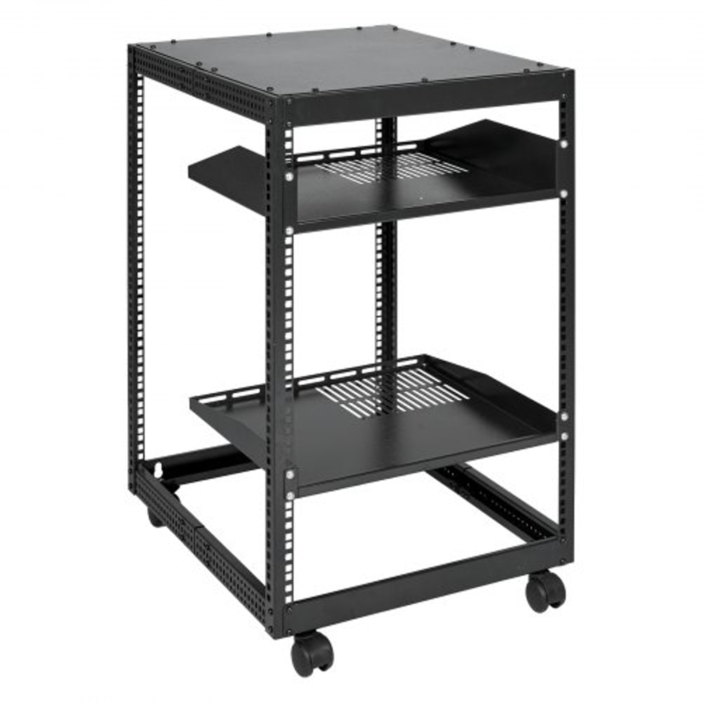 15U Open Frame Server Rack With Adjustable Depth Wall Mount Or Free Standing Network Rack 9