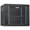 9U Wall Mount Network Cabinet With Locking Glass Door 155 Deep Server Rack Enclosure For IT AV Equ 0