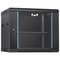 9U Wall Mount Network Cabinet With Locking Glass Door 155 Deep Server Rack Enclosure For IT AV Equ 0