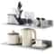 Stainless Steel Wall Shelf 2Pack With Backsplash Heavy Duty Wall Mounted Shelf For Kitchen Storage 0