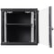 9U Wall Mount Network Cabinet With Locking Glass Door 155 Deep Server Rack Enclosure For IT AV Equ 9