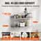 Stainless Steel Wall Shelf 2Pack With Backsplash Heavy Duty Wall Mounted Shelf For Kitchen Storage 2