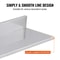 Stainless Steel Wall Shelf 2Pack With Backsplash Heavy Duty Wall Mounted Shelf For Kitchen Storage 3