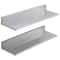 Stainless Steel Wall Shelf 2Pack With Backsplash Heavy Duty Wall Mounted Shelf For Kitchen Storage 7