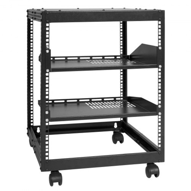 12U Open Frame Server Rack With Adjustable Depth Wall Mount Or FreeStanding AV Network Rack 0