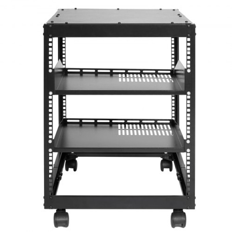 12U Open Frame Server Rack With Adjustable Depth Wall Mount Or FreeStanding AV Network Rack 7