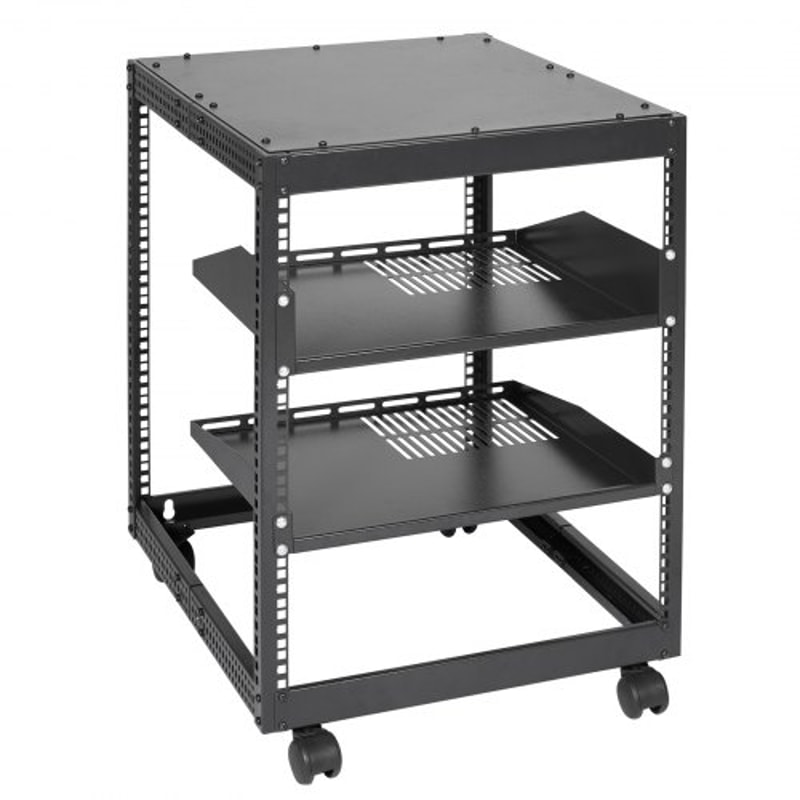 12U Open Frame Server Rack With Adjustable Depth Wall Mount Or FreeStanding AV Network Rack 8