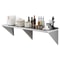 Stainless Steel Wall Shelf HeavyDuty Wall Mounted Shelf With 500 Lb Capacity 0