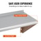 Stainless Steel Wall Shelf HeavyDuty Wall Mounted Shelf With 500 Lb Capacity 3