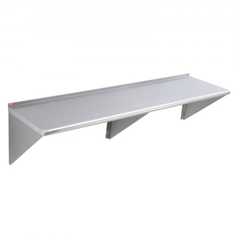 Stainless Steel Wall Shelf HeavyDuty Wall Mounted Shelf With 500 Lb Capacity 7