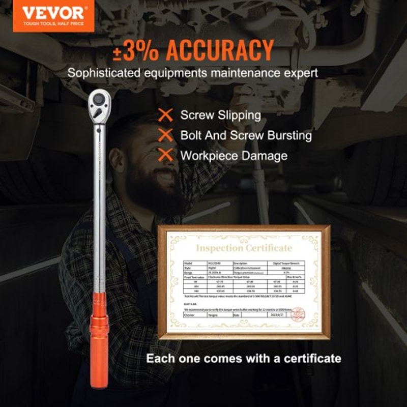 Click Torque Wrench Set DualDirection Adjustable Precision Tool 1