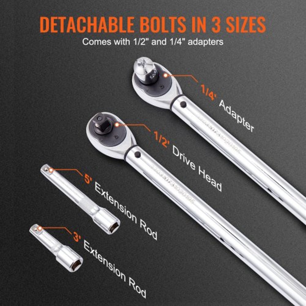 Click Torque Wrench Set DualDirection Adjustable Precision Tool 4