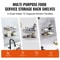 Stainless Steel Wall Shelf 2Pack With Backsplash Heavy Duty Floating Storage Rack For Kitchen Rest 5