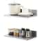 Stainless Steel Wall Shelf 2 Pack With Backsplash Heavy Duty Wall Mounted Shelf For Kitchen Storage 0