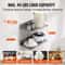 Stainless Steel Wall Shelf 2 Pack With Backsplash Heavy Duty Wall Mounted Shelf For Kitchen Storage 2