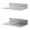 Stainless Steel Wall Shelf 2 Pack With Backsplash Heavy Duty Wall Mounted Shelf For Kitchen Storage 8