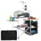 Portable Camping Kitchen Table With Storage Cupboard Windscreen For BBQ RV Outdoor Cooking 0