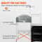 Portable Camping Kitchen Table With Storage Cupboard Windscreen For BBQ RV Outdoor Cooking 4