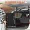 Portable Camping Kitchen Table With Storage Cupboard Windscreen For BBQ RV Outdoor Cooking 1