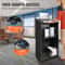 Mobile Wood Podium Stand With Storage Shelves Locking Wheels For Church Office Classroom 3