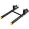 2000 Lb Clamp On Pallet Forks With Adjustable Stabilizer Bar For Tractor Bucket Skid Steer 0
