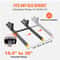 2000 Lb Clamp On Pallet Forks With Adjustable Stabilizer Bar For Tractor Bucket Skid Steer 3