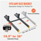 2000 Lb Clamp On Pallet Forks With Adjustable Stabilizer Bar For Tractor Bucket Skid Steer 3