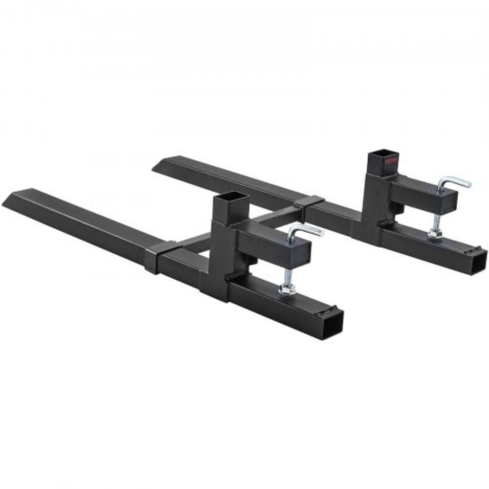 2000 Lb Clamp On Pallet Forks With Adjustable Stabilizer Bar For Tractor Bucket Skid Steer 8