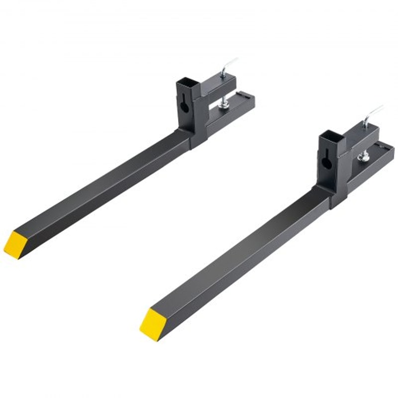 Heavy Duty Clamp On Pallet Forks 2000 Lb Capacity 43 Tractor Bucket Forks For Farm Loader Work 7