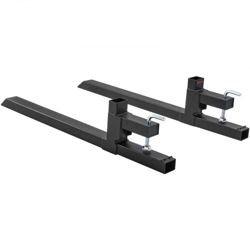 Heavy Duty Clamp On Pallet Forks 2000 Lb Capacity 43 Tractor Bucket Forks For Farm Loader Work 8