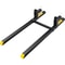 2000 Lb ClampOn Pallet Forks With Adjustable Stabilizer Bar For Tractors Loaders 7