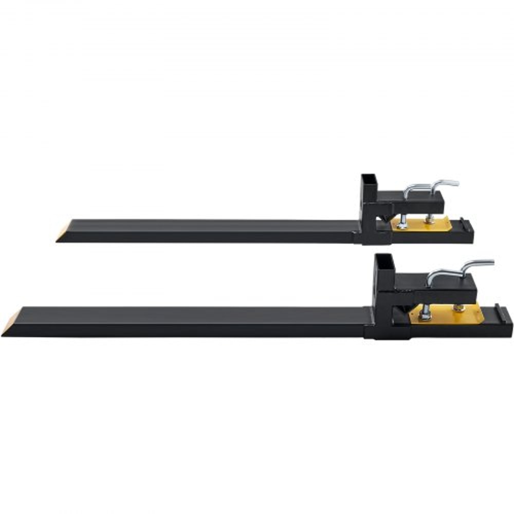 4000 Lb Clamp On Pallet Forks With Stabilizer Bar For Tractor Buckets Skid Steers 10