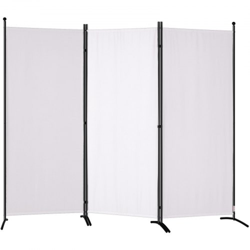 Folding Room Divider Privacy Screen 3 Panel Fabric Partition for Home & Office