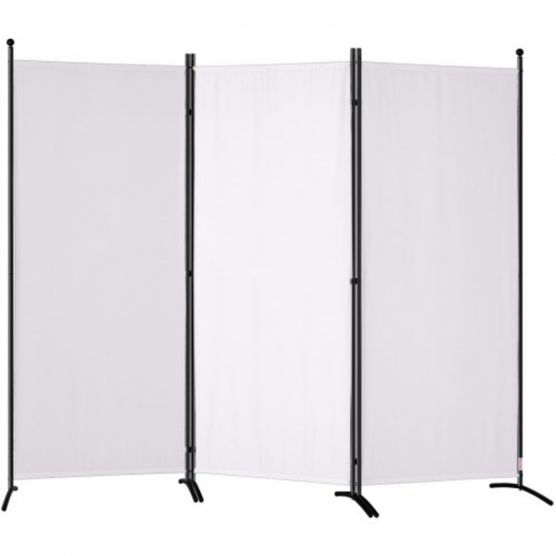 Folding Room Divider Privacy Screen 3 Panel Fabric Partition for Home & Office