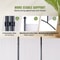 Folding Room Divider Privacy Screen 3 Panel Fabric Partition for Home & Office