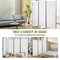Folding Room Divider Privacy Screen 3 Panel Fabric Partition for Home & Office