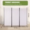 Folding Room Divider Privacy Screen 3 Panel Fabric Partition for Home & Office