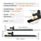 60" Clamp-On Pallet Forks 2000 lb Capacity Heavy-Duty Tractor Bucket Attachment