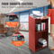 Executive Rolling Wood Podium Stand With Storage Shelves Ergonomic Lectern Top 3