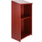 Executive Rolling Wood Podium Stand With Storage Shelves Ergonomic Lectern Top 7