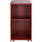 Executive Rolling Wood Podium Stand With Storage Shelves Ergonomic Lectern Top 9