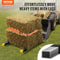 Heavy Duty 4000 lb Clamp-On Pallet Forks with Adjustable Stabilizer Bar for Tractors & Loaders